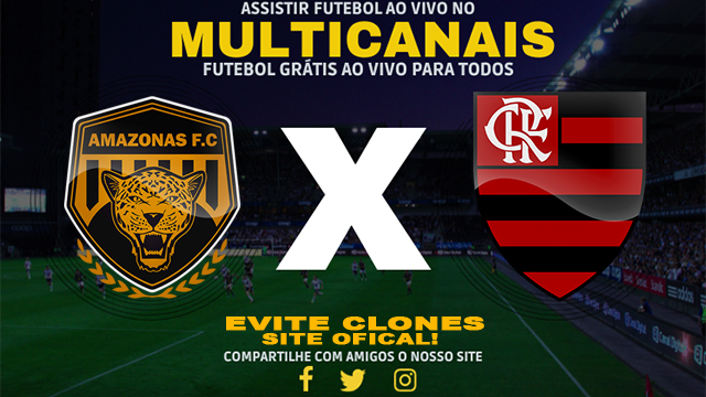 Assistir Amazonas x Flamengo AO VIVO Online 22/05/2024