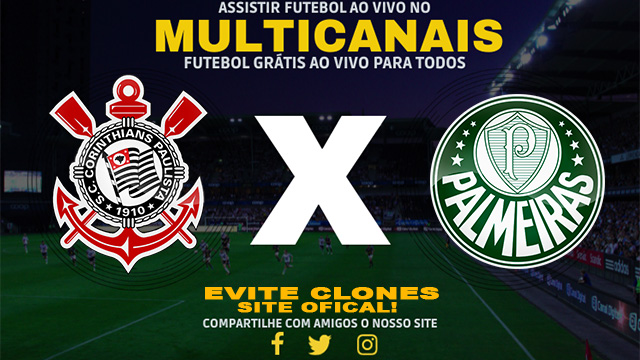 Assistir Corinthians x Palmeiras AO VIVO Online 12/10/2024