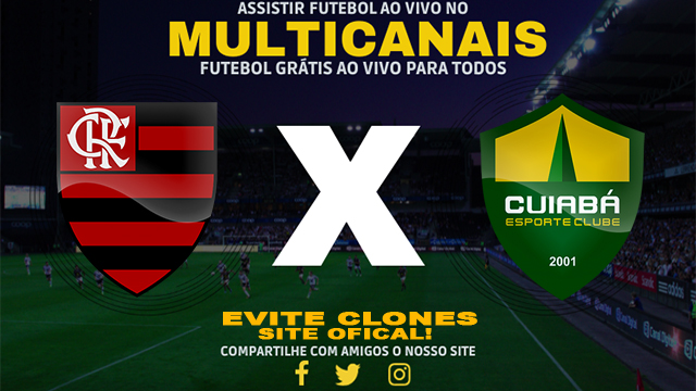 Assistir Flamengo x Cuiabá AO VIVO Online 06/07/2024