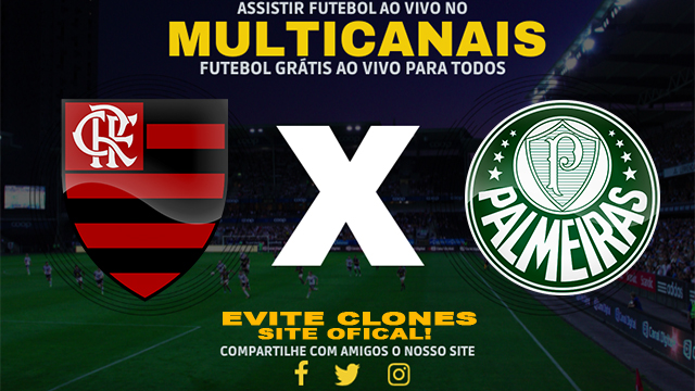 Assistir Flamengo x Palmeiras AO VIVO Online 31/07/2024