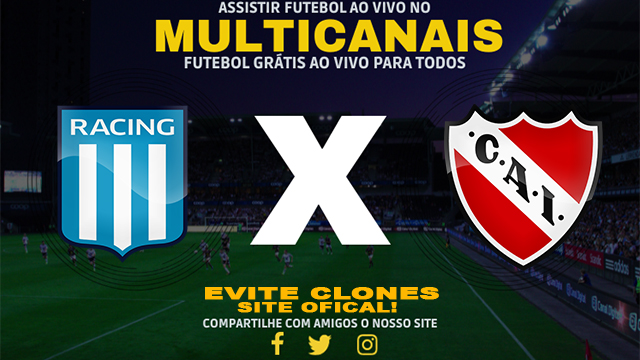 Assistir Racing x Independiente AO VIVO Online 25/08/2024