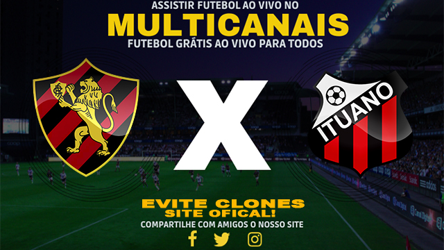 Assistir Sport x Ituano AO VIVO Online 02/09/2024