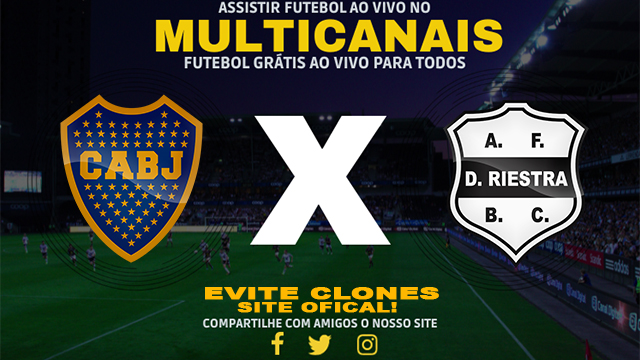 Assistir Boca Juniors x Deportivo Riestra AO VIVO Online 27/10/2024