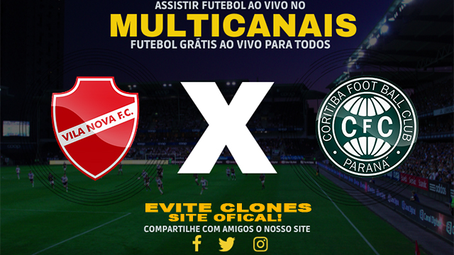 Assistir Vila Nova x Coritiba AO VIVO Online 19/10/2024