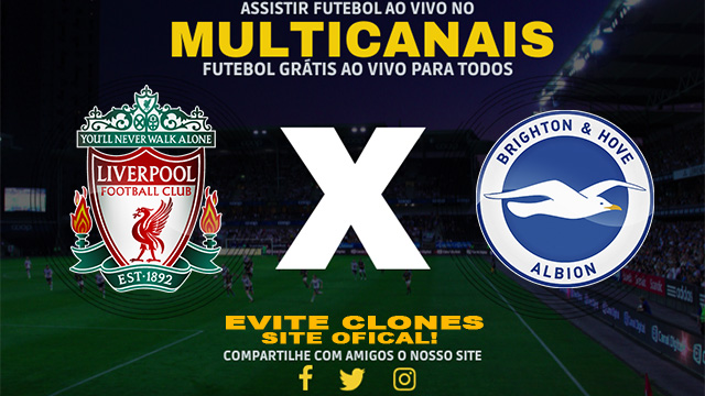 Assistir Liverpool x Brighton AO VIVO Online 02/11/2024