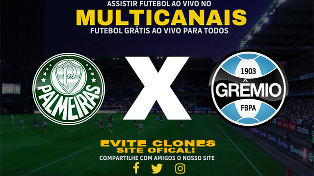 Assistir Palmeiras x Grêmio AO VIVO Online 08/11/2024