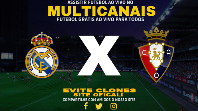 Assistir Real Madrid x Osasuna AO VIVO Online 09/11/2024